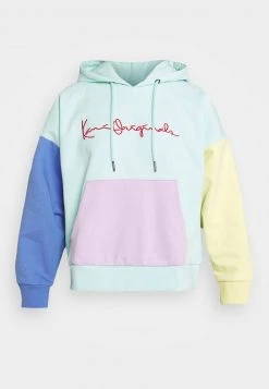Bestes Angebot 🧨 Karl Kani ORIGINALS BLOCK HOODIE - Sweatshirt - Mint, Damen 😉 -Karl Kani Verkäufe 3c701196c1e04f92a49fc0716384cfbe