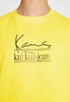 Coupon 🥰 Karl Kani SIGNATURE TEE UNISEX - T-Shirt Print - Yellow 🥰 -Karl Kani Verkäufe 3ecce832af664f32920182d7c5b11add