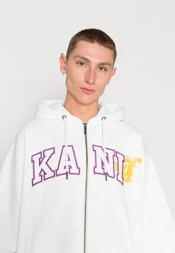 Top 10 ⌛ Karl Kani SERIF ZIP HOODIE UNISEX - Sweatjacke - White 💯 -Karl Kani Verkäufe 3ee91504623048c68c655cd154d4a9b1