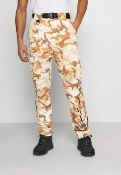 Rabatt ⭐ Karl Kani SIGNATURE CAMO CRINCLE PANTS - Cargohose - Beige/sand, Herren 🤩