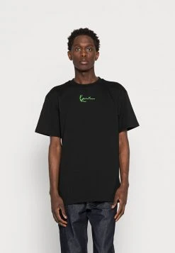 Top 10 🎉 Karl Kani SMALL SIGNATURE TEE UNISEX - T-Shirt Print - Black 🛒