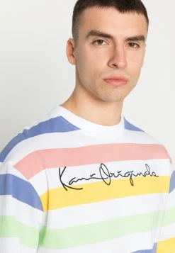 Brandneu 😍 Karl Kani ORIGINALS STRIPE TEE - T-Shirt Print - Mint, Unisex ⌛ -Karl Kani Verkäufe 42140928062c4e37ae6a45ed5aee593e