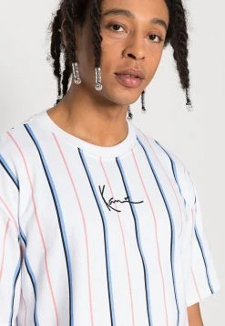 Auslauf 👏 Karl Kani SIGNATURE PINSTRIPE TEE UNISEX - T-Shirt Print - Multicolor ❤️ -Karl Kani Verkäufe 43b019ae7a2b468f97989835a8a54aae