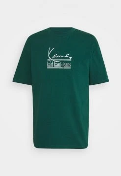 Brandneu 😍 Karl Kani UNISEX SIGNATURE TEE - T-Shirt Print - Green ❤️ -Karl Kani Verkäufe 47281035245640c0a2ceb69aaa0247f3