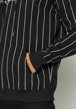 Brandneu ✔️ Karl Kani ORIGINALS PINSTRIPE HOOD UNISEX - Kapuzenpullover - Black 😍 -Karl Kani Verkäufe 48fb02a1ee664d0d824e97bb43bed15b