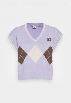 Billig ✨ Karl Kani VEST - Strickpullover - Purple, Damen ⌛ -Karl Kani Verkäufe 4bfae5dcf7964b61bd4c553e42e932eb