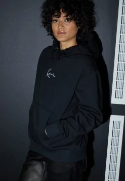 Aktion ❤️ Karl Kani SMALL SIGNATURE ESSENTIAL LOOSE FIT HOODIE BLACK - Sweatshirt - Black, Damen 🌟 -Karl Kani Verkäufe 4d5020d446a5497698e7d16fdc8e74d8