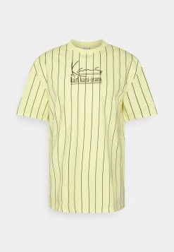 Bester Verkauf 👏 Karl Kani SIGNATURE UNISEX TEE - T-Shirt Print - Yellow 🛒