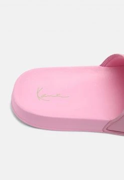 Neu ❤️ Karl Kani SIGNATURE POOL SLIDE - Pantolette Flach - Rose, Damen 🧨 -Karl Kani Verkäufe 4e10017a366340aa80453929a4a8b6f3