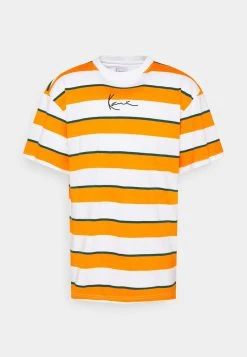 Bestes Angebot 🎉 Karl Kani SMALL SIGNATURE STRIPE TEE UNISEX - T-Shirt Print - Orange 🔔 -Karl Kani Verkäufe 4e913978455146c6aa96625ff25d1655