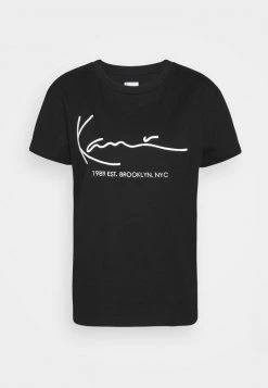 Bester Verkauf ❤️ Karl Kani SIGNATURE TEE - T-Shirt Print - Black, Damen ✨ -Karl Kani Verkäufe 4efbb6e1ddf64b2f918a76a9a60863f0