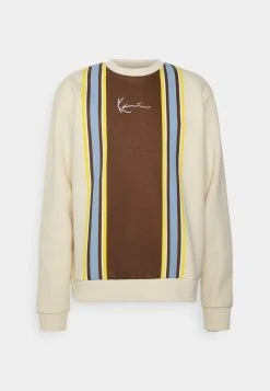 Am billigsten ⌛ Karl Kani SMALL SIGNATURE STRIPE CREW UNISEX - Sweatshirt - Cream 🥰 -Karl Kani Verkäufe 4f9fc32e6fba4366aee870f7ce9f5e15
