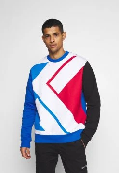 Top 10 ✔️ Karl Kani UNISEX BLOCK CREW - Sweatshirt - Blue ⭐