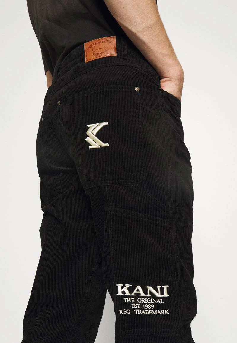Budget ❤️ Karl Kani UNISEX RETRO PANTS - Stoffhose - Black ⌛ 7 Budget ❤️ Karl Kani UNISEX RETRO PANTS - Stoffhose - Black ⌛ – Bild 5