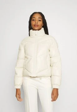 Billig 🧨 Karl Kani CHEST SIGNATURE PUFFER JACKET - Winterjacke - Light Sand, Damen ❤️