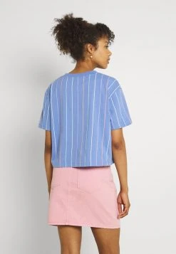 Budget ✨ Karl Kani SMALL SIGNATURE SHORT PINSTRIPE TEE - T-Shirt Print - Blue, Damen 😉 -Karl Kani Verkäufe 52a5dce4023649c998043c7705403d3b
