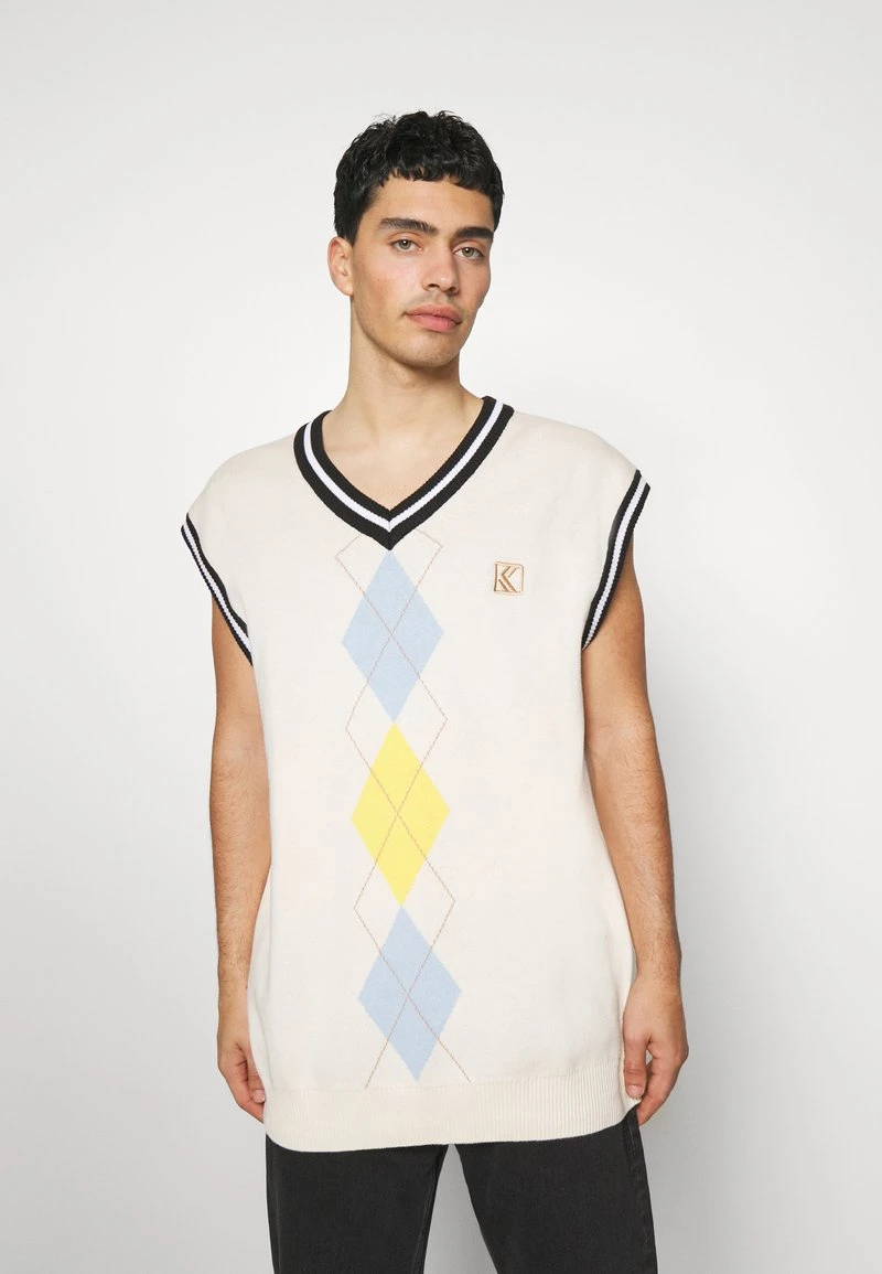Bestes Angebot 🌟 Karl Kani VEST UNISEX - Strickpullover - Cream 😉 6 Bestes Angebot 🌟 Karl Kani VEST UNISEX - Strickpullover - Cream 😉 – Bild 4