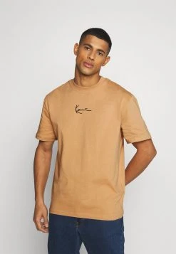 Brandneu 😀 Karl Kani SMALL SIGNATURE TEE UNISEX - T-Shirt Print - Beige 😀
