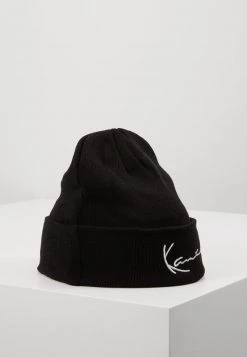 Budget ⭐ Karl Kani SIGNATURE BEANIE - Mütze - Black, Unisex 🔥