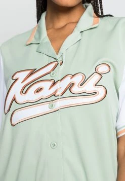 Billig 😉 Karl Kani VARSITY BLOCK ⚾ BASEBALL - T-Shirt Print - Cream, Damen 💯 -Karl Kani Verkäufe 54743d9e1be940a79096a831999b0a9e