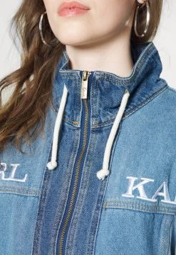 Rabatt ✨ Karl Kani RETRO BLOCK JACKET - Jeansjacke - Blue, Damen ✔️ -Karl Kani Verkäufe 551b5351c3a2439683b2a3c8da7cb372