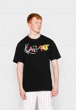 Coupon 👏 Karl Kani SIGNATURE PRINT TEE UNISEX - T-Shirt Print - Black ❤️