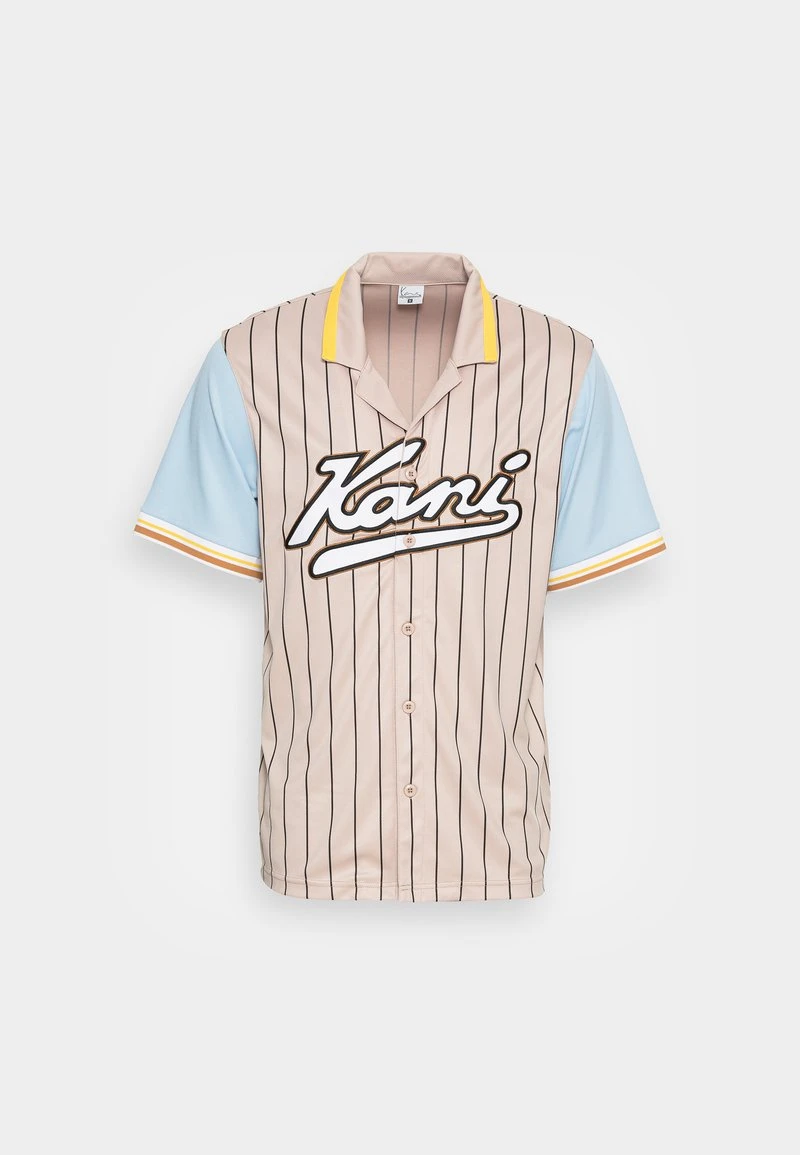 Besorgen 🌟 Karl Kani VARSITY ⚾ BASEBALL SHIRT UNISEX - Hemd - Light Sand 🧨 6 Besorgen 🌟 Karl Kani VARSITY ⚾ BASEBALL SHIRT UNISEX - Hemd - Light Sand 🧨 – Bild 4