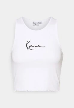 Blitzangebot 🔥 Karl Kani SIGNATURE CROP - Top - White, Damen 🎉 -Karl Kani Verkäufe 58486be3cd4746e3aa5d67a6bfe98200