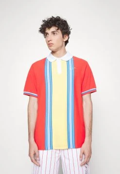 Brandneu ✨ Karl Kani CHEST SIGNATURE STRIPE TEE - Poloshirt - Red, Herren ❤️ -Karl Kani Verkäufe 5b4c049996bc457b995bda2abccc55ad