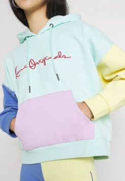 Bestes Angebot 🧨 Karl Kani ORIGINALS BLOCK HOODIE - Sweatshirt - Mint, Damen 😉 -Karl Kani Verkäufe 5e0ea5a1e06546d6916d5b3e04516374
