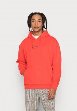Rabatt 🛒 Karl Kani SMALL SIGNATURE ESSENTIAL HOODIE UNISEX - Sweatshirt - Red ✔️