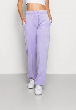 Rabatt 🎉 Karl Kani SMALL SIGNATURE PANTS - Jogginghose - Lila, Damen ⌛