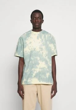 Besorgen 👍 Karl Kani SIGNATURE TIE DYE TEE UNISEX - T-Shirt Print - Light Yellow 😀