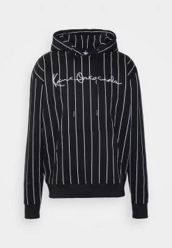 Brandneu ✔️ Karl Kani ORIGINALS PINSTRIPE HOOD UNISEX - Kapuzenpullover - Black 😍 -Karl Kani Verkäufe 6433ac86a32440e7ae6ddca1b2722504