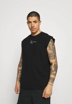 Coupon 🎉 Karl Kani SMALL SIGNATURE TEE - T-Shirt Basic - Black, Herren ❤️