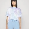 Besorgen 🥰 Karl Kani SIGNATURE TIE DYE TEE - T-Shirt Print - Lilac/light Blue/white, Damen 🎉