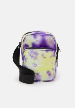 Großhandel ❤️ Karl Kani SIGNATURE TIE DYE MESSENGER - Umhängetasche - Lilac/yellow, Herren 🔥