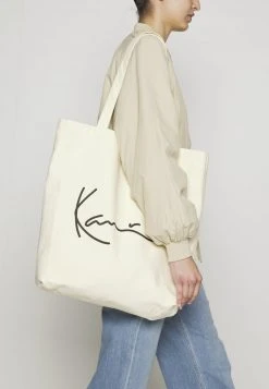 Besorgen ✔️ Karl Kani SIGNATURE SHOPPER - Shopping Bag - Cream, Unisex 💯