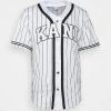 Am billigsten 🌟 Karl Kani SERIF ⚾ BASEBALL UNISEX - Strickjacke - White 🛒 -Karl Kani Verkäufe 71841a3ea0a24302b9046f395343eb79