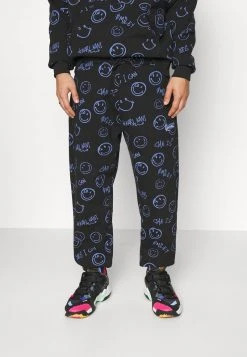 Neu ⌛ KARL KANI X SMILEY® SIGNATURE REGULAR FIT UNISEX - Jogginghose - Black ⭐ -Karl Kani Verkäufe 740d85bb0f8d46a0a66fb30c9e913820