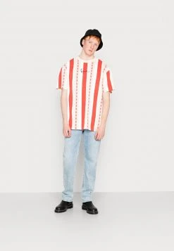 Auslauf 🌟 Karl Kani SMALL SIGNATURE STRIPE TEE UNISEX - T-Shirt Print - Red ❤️ -Karl Kani Verkäufe 748cd05e501f45c98519adadc90f2f76