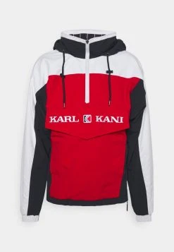 Coupon ✔️ Karl Kani RETRO BLOCK REVERSIBLE WINDBREAKER - Leichte Jacke - Red, Herren 🤩