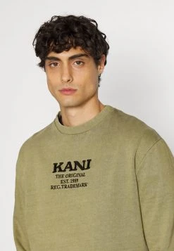 Blitzangebot ✔️ Karl Kani RETRO WASHED CREW UNISEX - Sweatshirt - Dark Green ✨ -Karl Kani Verkäufe 762ff9f348254645a39b80f9d13bb410