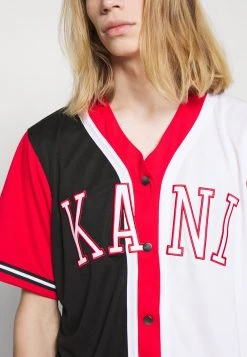 Bestes Angebot ⌛ Karl Kani COLLEGE BLOCK ⚾ BASEBALL ✔️ SHIRT - Hemd - Black, Herren 🎁 -Karl Kani Verkäufe 76a8f2f996894e2c989ddc6d4a68d04c
