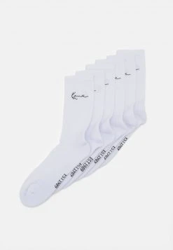 Auslauf 🎉 Karl Kani SIGNATURE SOCKS 6 PACK - Socken - White, Herren 👏