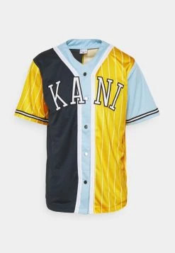 Aktion 🎁 Karl Kani COLLEGE BLOCK PINSTRIPE ⚾ BASEBALL - T-Shirt Print - Yellow, Herren ❤️ -Karl Kani Verkäufe 7cdeb142eb59493e9fcf2f80fffd26a7