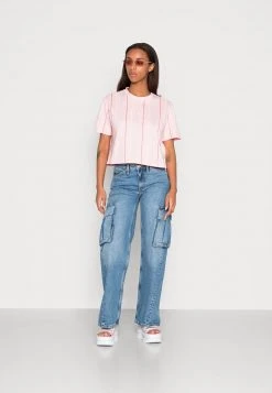 Schlussverkauf ✔️ Karl Kani SMALL SIGNATURE CROP TEE - T-Shirt Print - Rose, Damen ✨ -Karl Kani Verkäufe 7d10f69f52f14059abc2eeacb8de18db