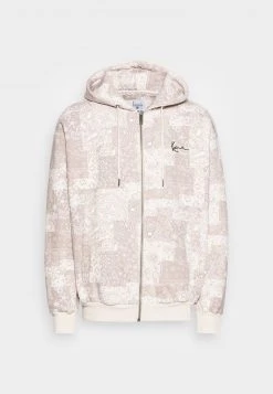 Budget 🔔 Karl Kani CHEST SIGNATURE ZIP OS HOODIE UNISEX - Sweatjacke - Sand 💯 -Karl Kani Verkäufe 7e550a54821a490d9b9a95955200df28