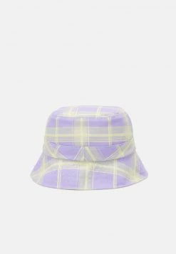 Großhandel 🔥 Karl Kani SIGNATURE REVERSIBLE CHECK BUCKET HAT - Hut - Purple, Unisex 💯