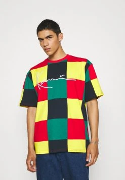 Billig ⭐ Karl Kani SIGNATURE BLOCK TEE UNISEX - T-Shirt Print - Red 😀